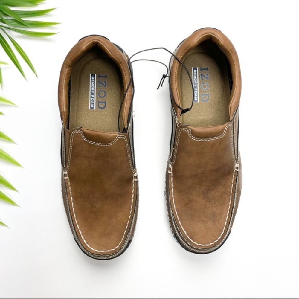 NEW IZOD Charlie Memory Foam Slip On Loafers 8 - Picture 4 of 5